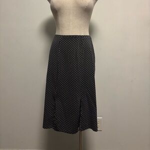 GAP stretch Black and White Maxi Skirt